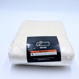 Gorilla Grip Memory Foam Bath Rug Mat 30x20 Cream NonSlip Absorbent Washable New - Picture 1 of 1