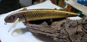 Musky 10 Zoll Jake Kurbelköder, maßgeschneiderter Wrap Redspot Chub - Bild 1 von 5