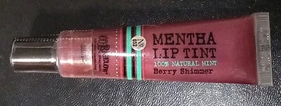 Bigelow Mentha CO Lip Tint BERRY SHIMMER Gloss Bath &Body Works SEALED 652 RARE! - Image 1 of 3