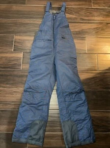 Arctix Boys Snow Bib Overalls Pants kids youth Size Small Insulated 5K Blue/gray - Picture 1 of 7