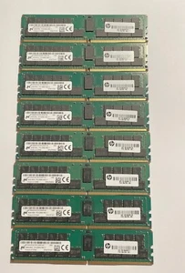 256 GB (8x32GB) DDR4 SERVER RAM - MICRON MTA36ASF4G72PZ - PC4-2666V - HP 864708 - Bild 1 von 1