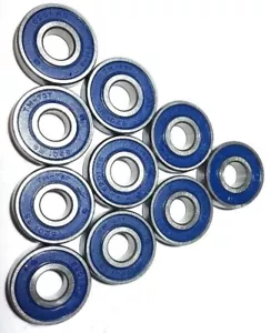 QTY 10 / 6201 RS 6201 2RS BEARINGS 12X32X10 6201RS / 10 PIECES SET 10X - Picture 1 of 2