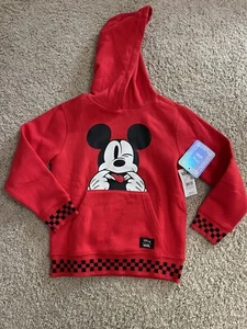 Vans x Disney Funhouse Hoodie 100 Anniversary Red Youth Size 7XL - Picture 1 of 2