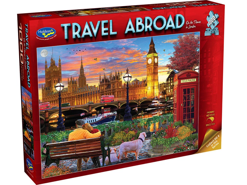 Holdson Travel Abroad On the Thames in London Jigsaw Puzzle 1000pcs (HOL775767)