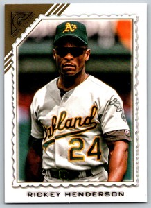 1983 Topps Stickers Rickey Henderson Oakland Athletics #199