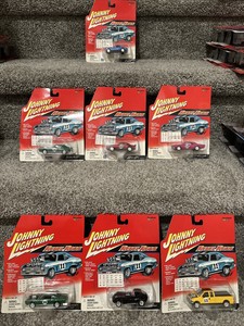 2001 Johnny Lightning Rebel Rods Diecast Lot Of 7 Nifty 250 And More