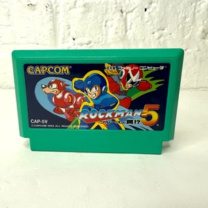 Rockman 5 Famicom Japanese Import FC NES Mega Man V Japan Capcom JP US Seller - Picture 1 of 2
