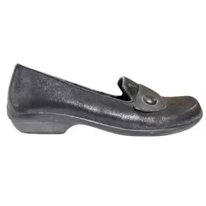 Dansko Shimmer Halbschuh Clogs 38 7,5-8 schwarz Leder Glitzer Arbeitskleidung Komfortschuh - Bild 1 von 6