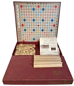 SCRABBLE Vintage Selchow & Righter Crucigrama Hobby Juego de Mesa 2 - 4 Jugadores BUENO - Imagen 1 de 12