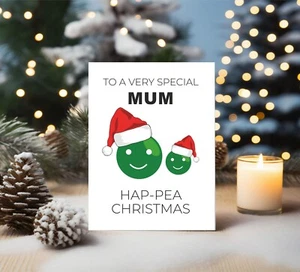 Tarjeta de Navidad divertida mamá madre mamá tarjeta grosera BCR371 - Imagen 1 de 3