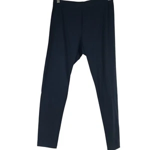 J. JILL - WOMEN'S SMALL PETITE - NAVY ELASTIC WAIST ANKLE LEGGINGS - Picture 1 of 6
