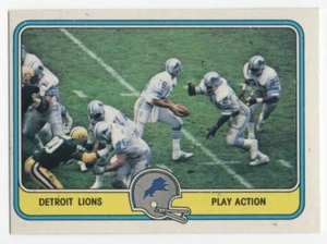 1981 Fleer Team Action Detroit Lions Football Card #17 - Free Shipping - Picture 1 of 1
