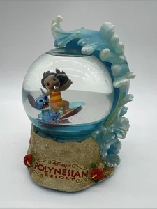 Disney’s Polynesian Resort Surfing Lilo & Stitch Musical Schneekugel Statue RAR - Bild 1 von 11