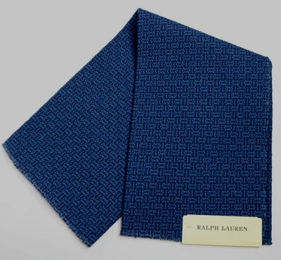 Ralph Lauren 24"X26" Remanente de Tela "Tejido Connelly" Color: Índigo Foto 1 de 4