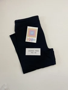 Lularoe Tween solid Black Leggings-Free Shipping - Picture 1 of 2