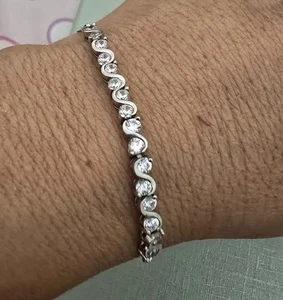 Pulsera Corazón Dije Plata 925 Caja Ajustable Cuerda Cadena Esterlina IBBCN - Imagen 1 de 7