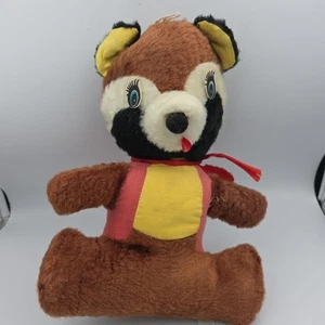 Vintage Carnival~Fair Prize Stuffed Plush Animal TEDDY BEAR 14" - Picture 1 of 9
