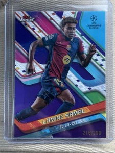 2025 Topps Finest Club Competitions Purple Refractor #99 Lamine Yamal /299 - Bild 1 von 3