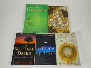 Druidry Book Lot Of 5 The Druids Druidism Mysteries Solitary Bonewit's Guide - Bild 1 von 10