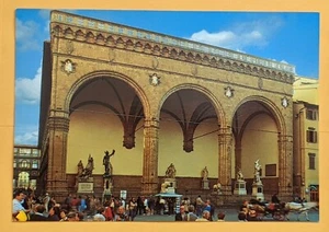 Postcard ITA. Florence/Firenze Lanzi Lodge. Italy - Picture 1 of 2