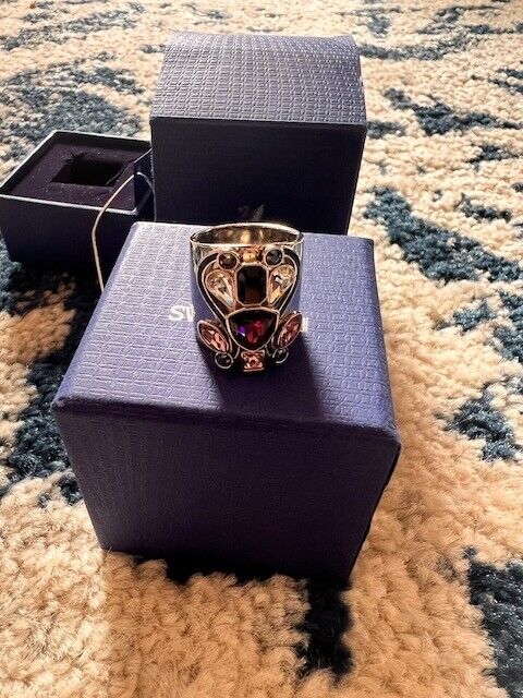 Louis Vuitton ring Swarovski with Gold Hardware ?~ Swarovski Used