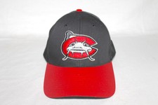 Carolina Mudcats Minor League Baseball Cap Blue Body Red Bill Pre-owned