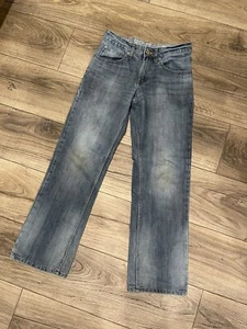 Lee Dungarees Relaxed Straight Fit Boys Jeans Size 16 Reg Denim 1812 29x29 - Picture 1 of 7