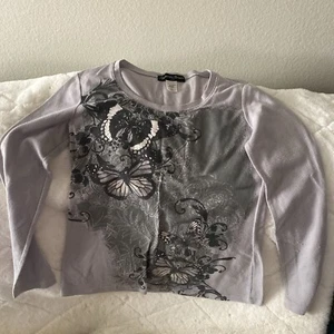Long Sleeved Thermal blouse Size Medium By Appropriate Behavior - Picture 1 of 8