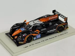 1/43 Spark Ligier JS P2 Nissan Auto #35 2014 24 Hours of LeMans LESEN JP60 - Bild 1 von 9