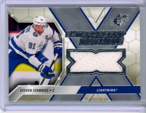 2020-21 SPx Extravagant Materials - Steven Stamkos JERSEY - Tampa Bay Lightning