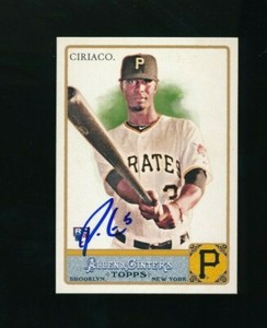 2012 Topps Allen & Ginter #34 Pedro Ciriaco signed auto autograph SWSW6