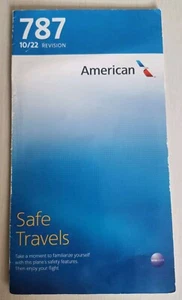 Safety Card American 787 - Bild 1 von 4