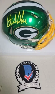 Sterling Sharpe Signed Bay Packers Flash Mini Football Helmet Beckett COA - Picture 1 of 3