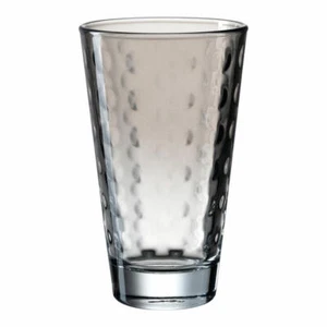 Leonardo Trinkglas Optic, Becher, Wasserglas, Kalk-Natron Glas, grau, 300 ml - Bild 1 von 3