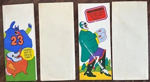 FOUR ORIGINAL YELLOW SUBMARINE GREETINGS CARD WITH ENVELOPES 1968 THE BEATLES - Picture 1 of 5