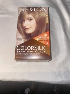 REVLON Colorsilk Beautiful Color Permanent Hair Color, 61 DARK BLONDE, NEW - Picture 1 of 4