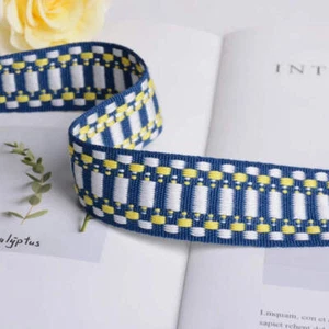 12 Yards / 5 Colors / MATHIS Tape Gimp Ribbon Trim - Picture 1 of 11