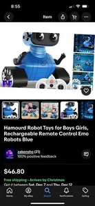 Hamourd Blue Remote Control Robot  - Picture 1 of 1