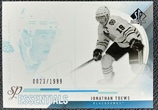 2010-11 SP Authentic SP Essentials #186 Jonathan Toews 23/1999