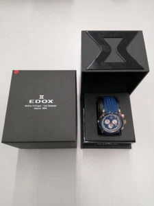 EDOX 10221 Chronograph Quartz Wrist Watch Operation confirmed with Box - Picture 1 of 6