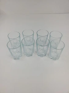 Set of 8 Clear Juice Glasses - Picture 1 of 5