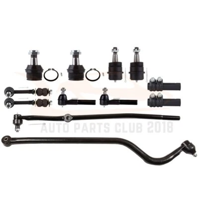 12Pcs Ball Joint Sway Bar Link Suspension Kit for 1998-1999 Dodge Ram 2500 4WD Foto 1 de 4