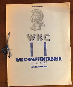 Reproduction Catalogue WKC Waffenfabrik Solingen-Wald German Swords Daggers WWII - Picture 1 of 8