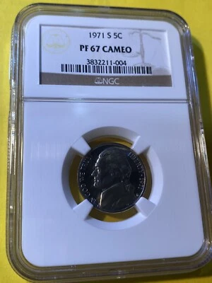 1971 S NGC PF67 cameo Jefferson - Image 1 of 2