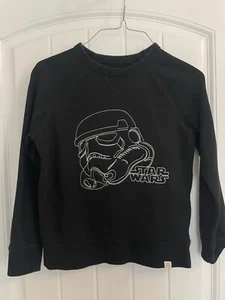 Gap Star Wars Stormtrooper Stitched Sweater Sweatshirt Kids Size 8 Medium - Picture 1 of 6