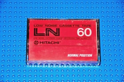 CINTA DE CASETE EN BLANCO HITACHI LN 60 1977 JAPÓN TIPO I (1) (USADA) Foto 1 de 4