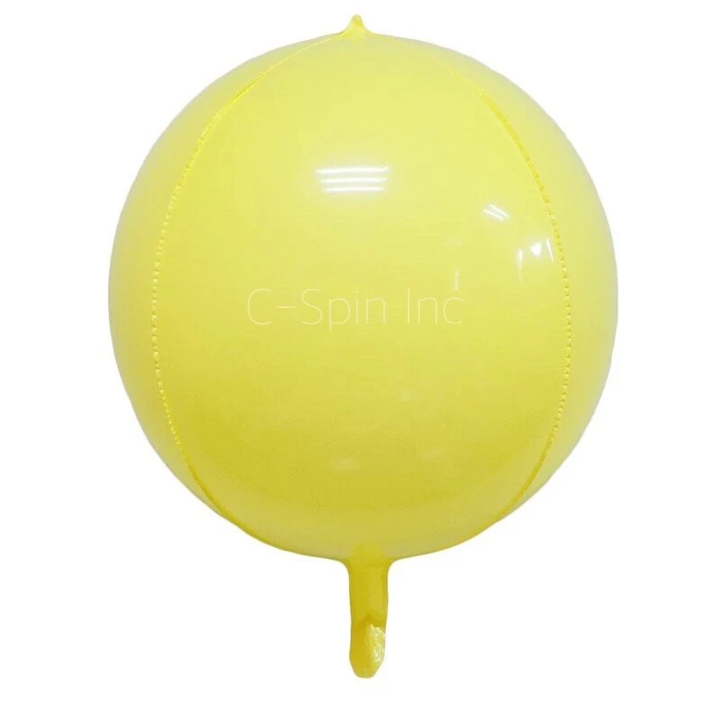 5x 10" 18" 22" 32" 4D Esfera Redonda 34 Colores Lámina Globos Mylar Fiesta Foto 1 de 4