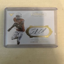 2017 Flawless Collegiate Jamaal Charles Team Slogan Auto Autograph #24/25