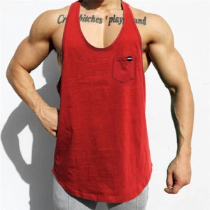 Camiseta Hombre Sin Mangas Correr Entrenamiento Suelto Transpirable Chaleco Ropa Fitness - Imagen 1 de 11
