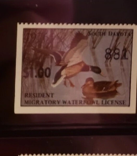 State Duck Stamp - South Dakota 1976 - SD-1 - Mallards - MNH - XF - Image 1 of 1